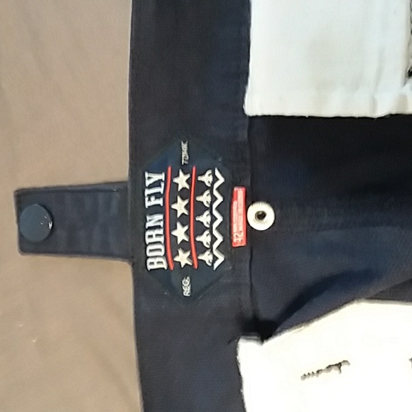 Born Fly red cotton pamts. Zipper/button one of a kind Pants - Picture 12 of 13